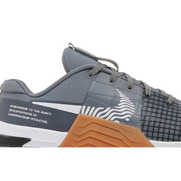 Nike Metcon 8 Mens CrossFit Training Shoes Smoke Grey/White DO9328 002 (NEW) - Picture 3 of 6